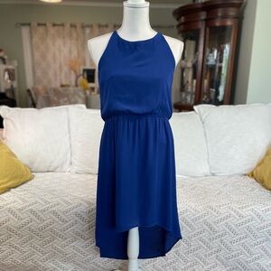 Needle & Thread Blue Hi-Lo Dress